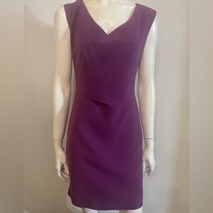 Rebecca Taylor Vivid Purple Midi Dress